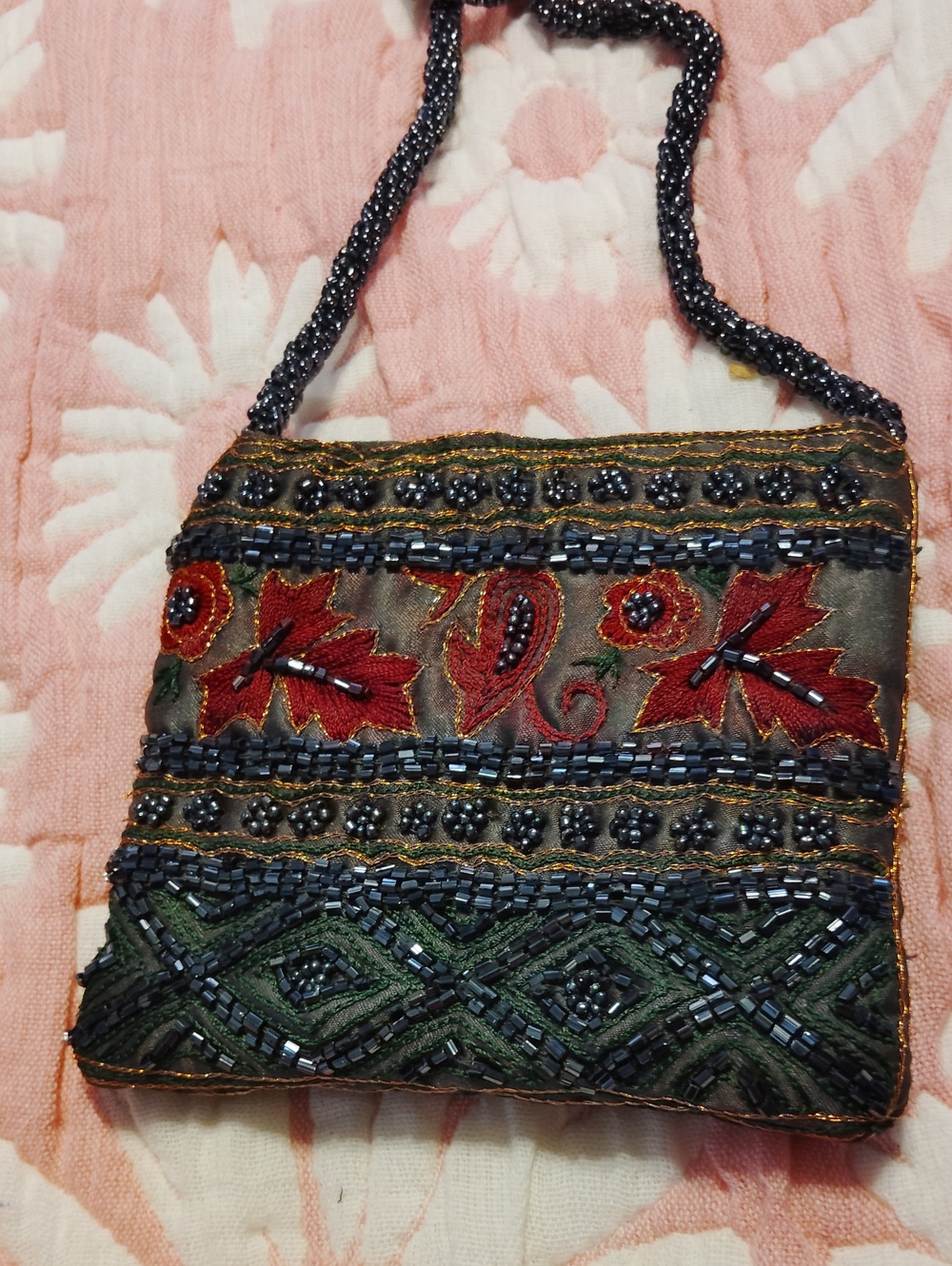Small Beaded Bag - Picture 2 of 3